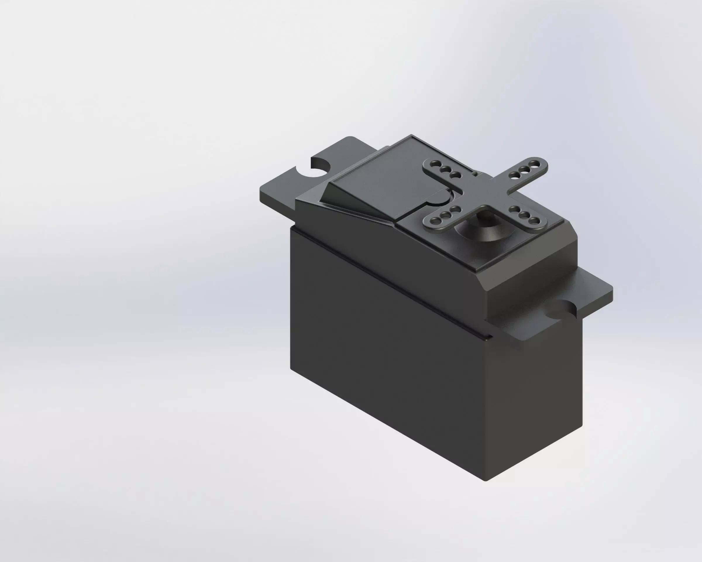Servo Motor Free 3D model_0