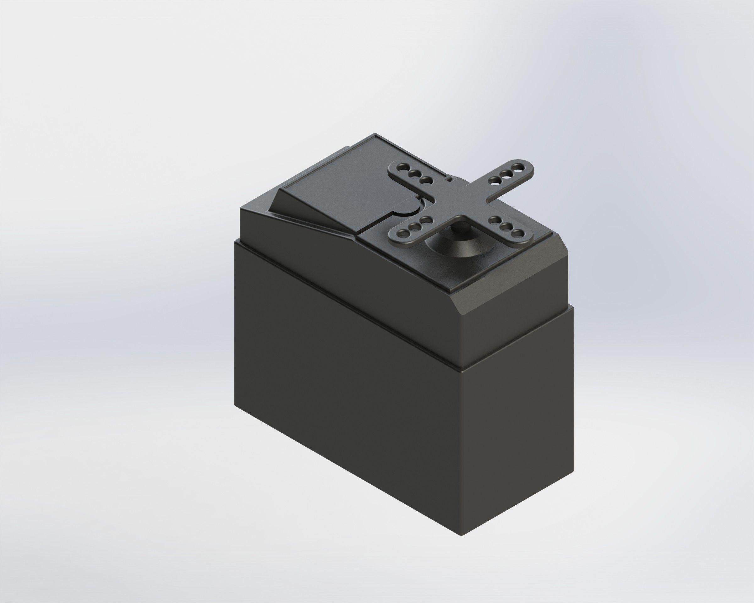 Servo Motor Free 3D model_1