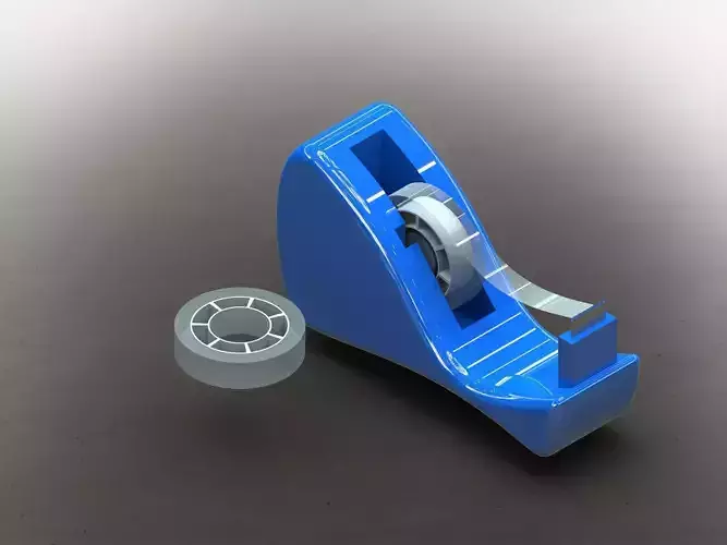 tape and holder Free 3D model