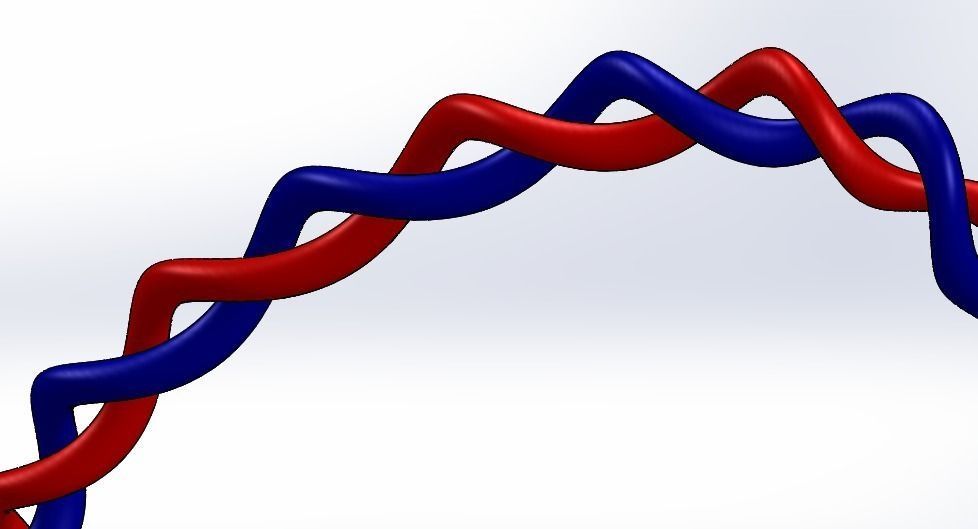 Twisted Wires Free 3D model_0