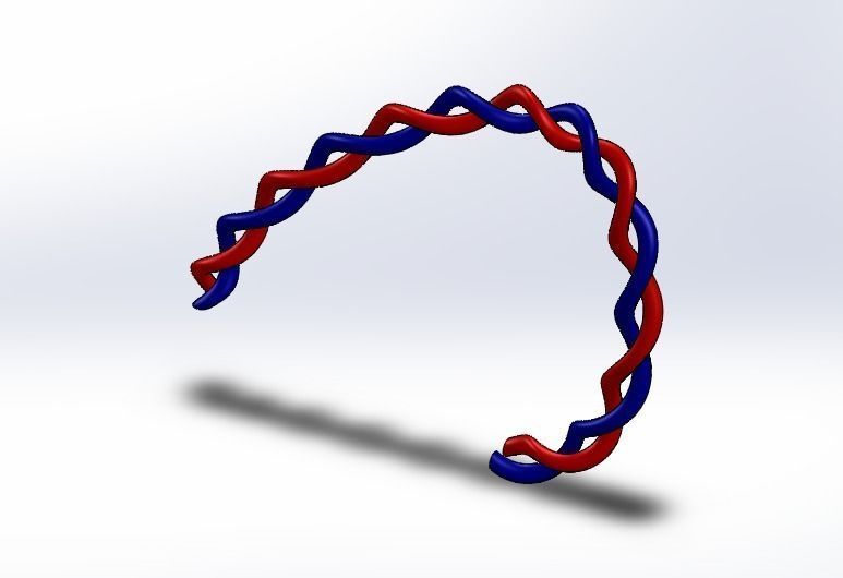 Twisted Wires Free 3D model_2