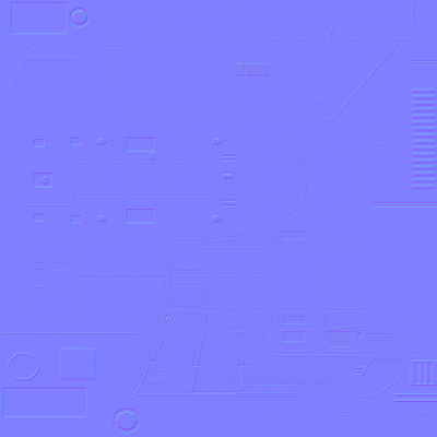 Bo105 V3 Helicopter Low-poly 3D model_6