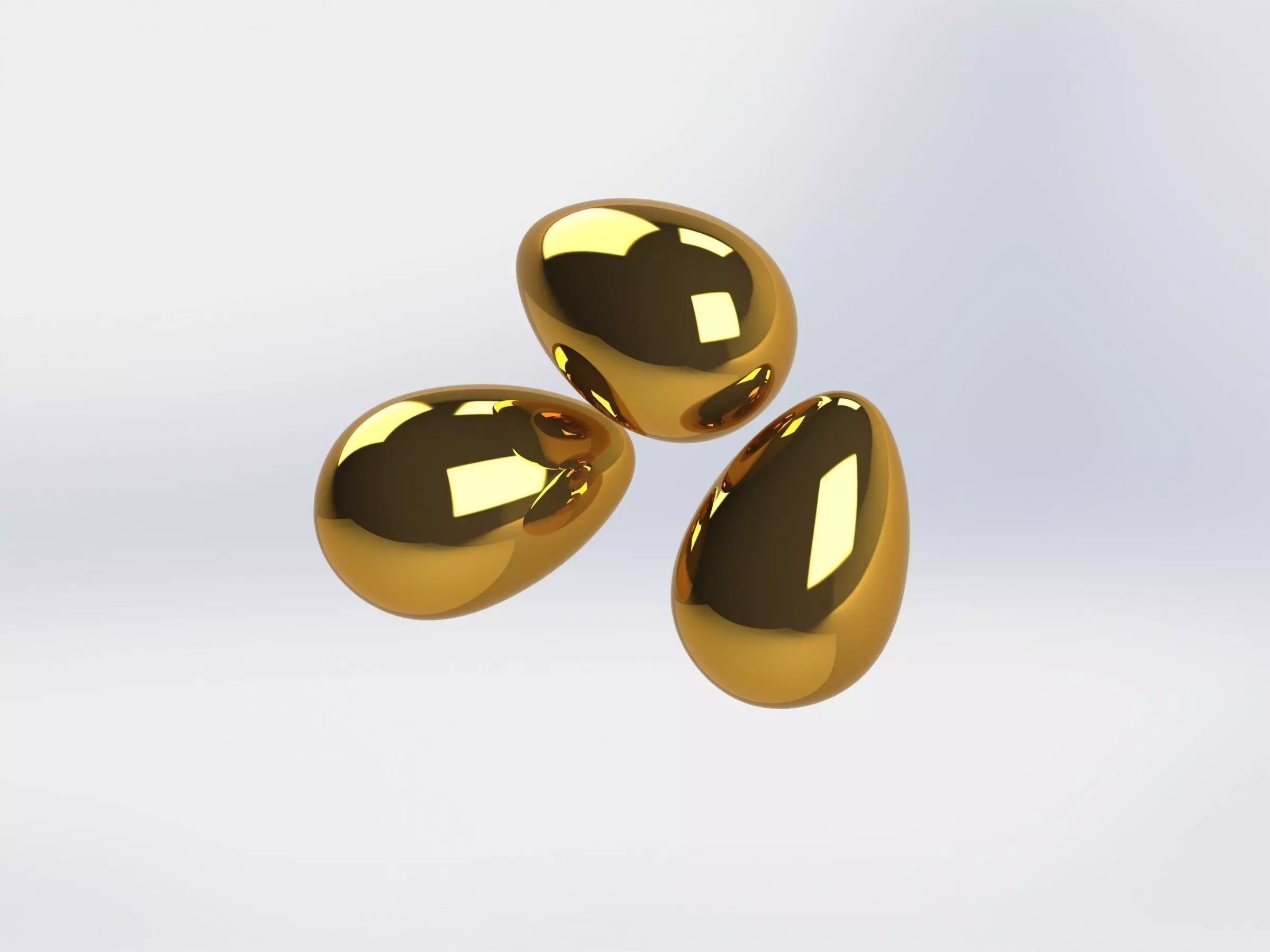 Golden Eggs Free 3D model