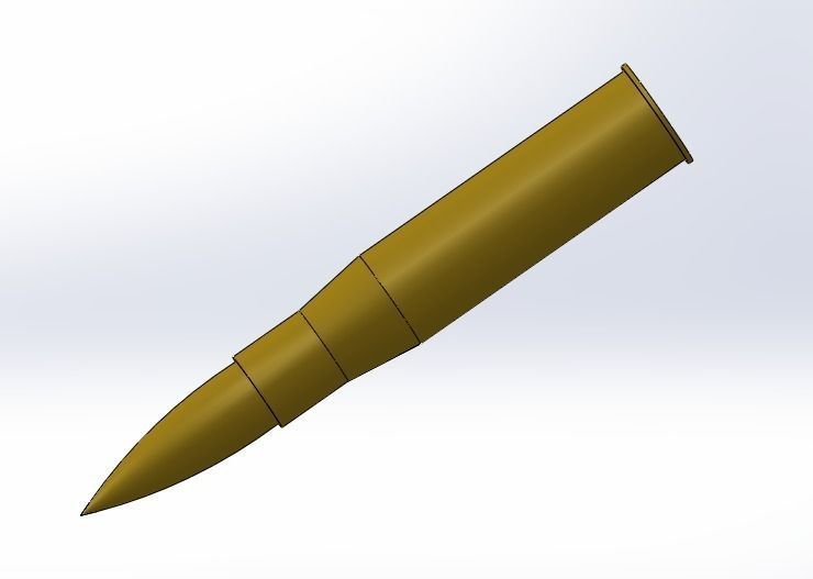 Sniper Bullet Free 3D model_2