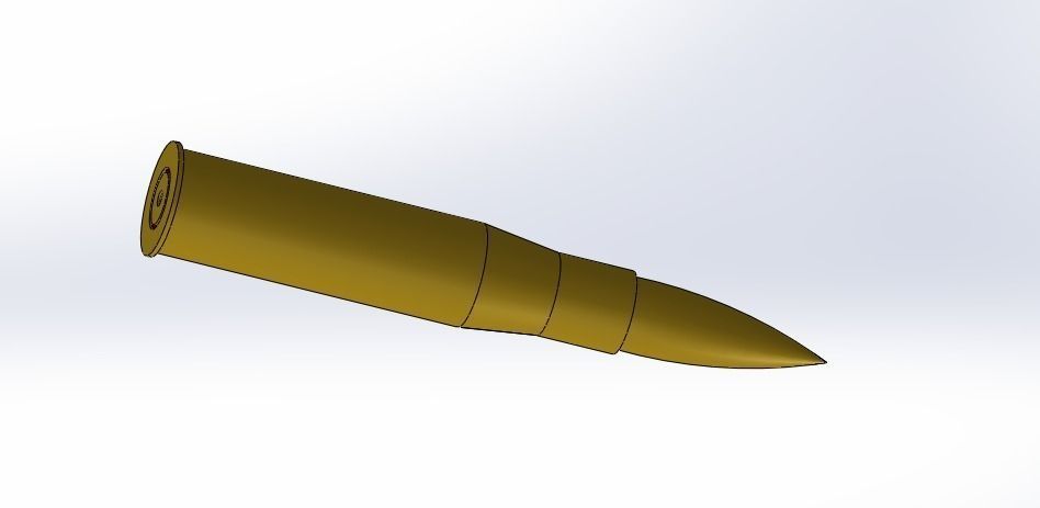 Sniper Bullet Free 3D model_5