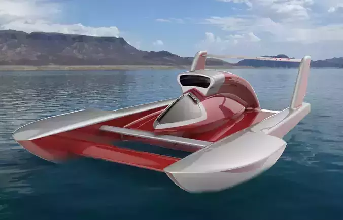 Unlimited hydroplane Free 3D model