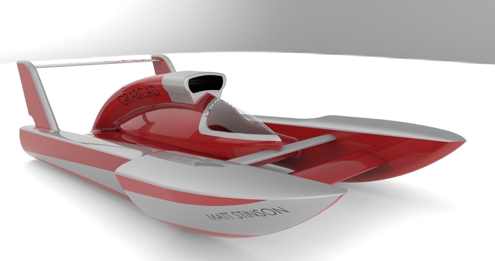 Unlimited hydroplane Free 3D model_1