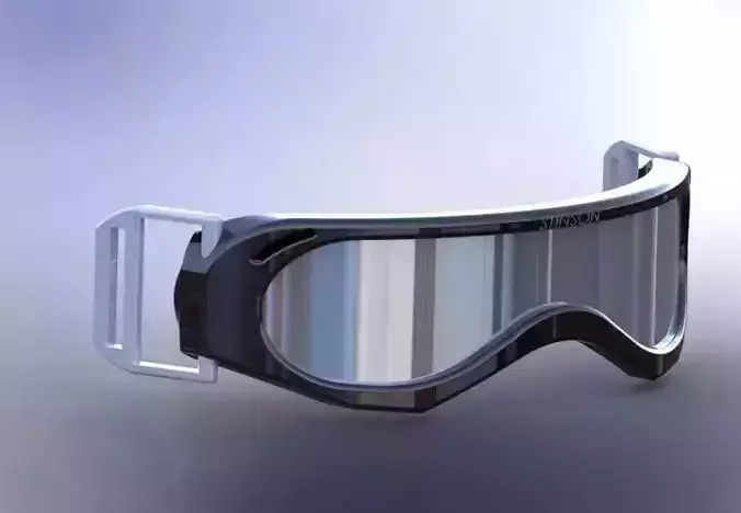 ski goggles final Free 3D model