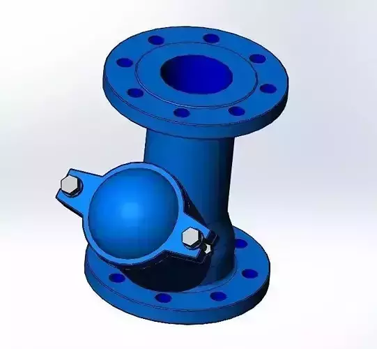 Flanged check valve DN 80