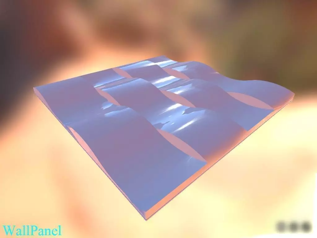 Decorative WallPanel Free low-poly 3D model