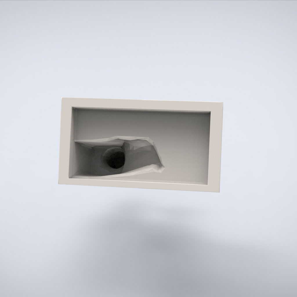 Printable Statue of Mercury Lowpoly style 3D print model_4