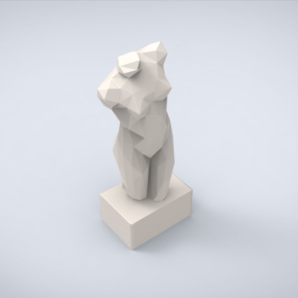 Printable Esquiline Venus lowpoly Style 3D print model_5
