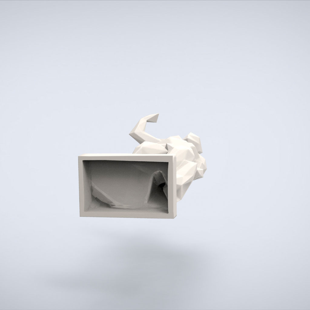 Printable Jason statue Lowpoly Style 3D print model_6