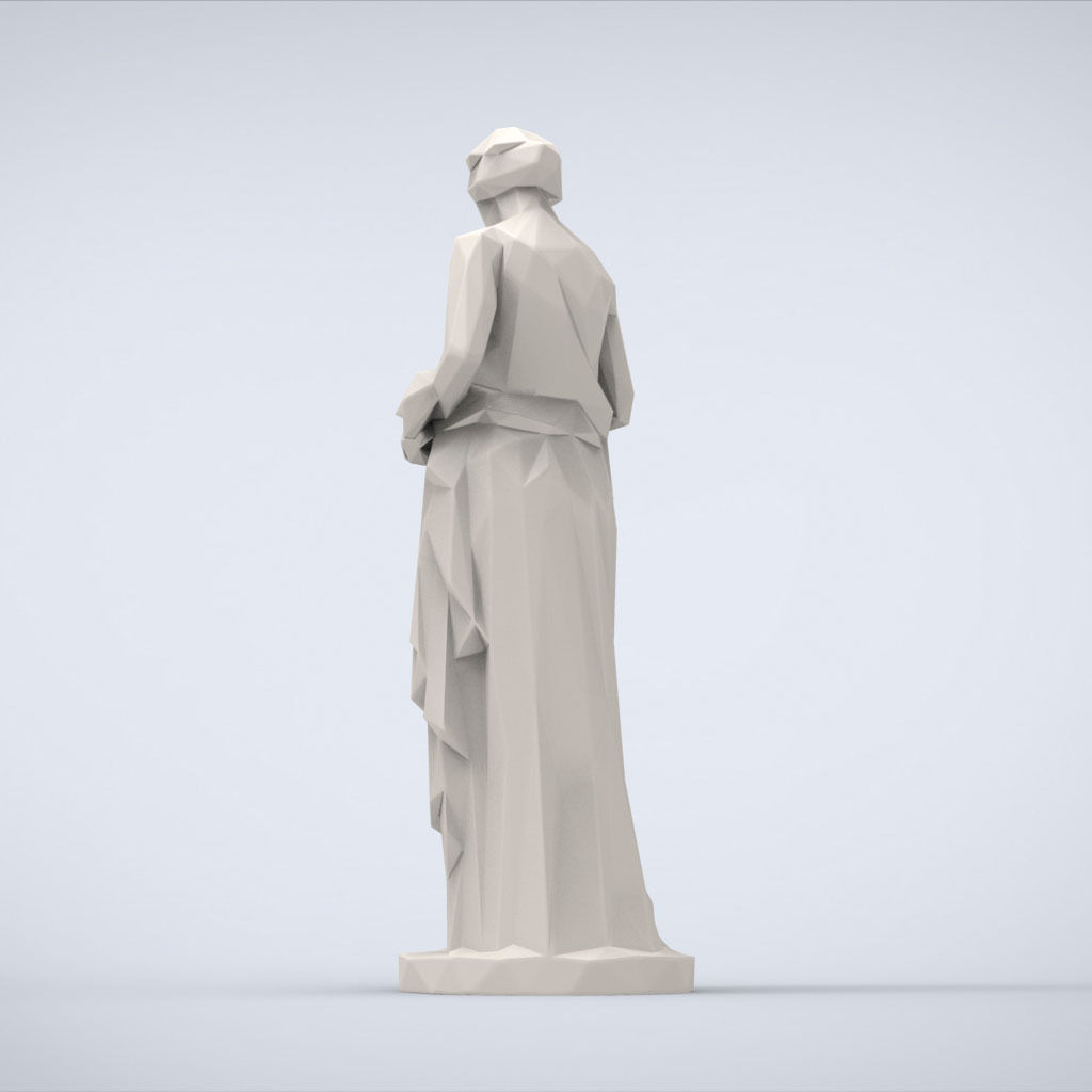 Printable Pandoras box Lowpoly Style 3D print model_2