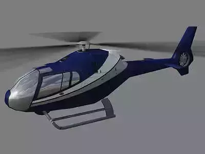 Colibri V1 Helicopter Low-poly 3D model