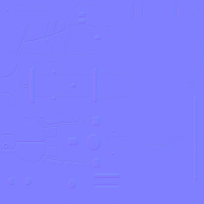 Colibri V1 Helicopter Low-poly 3D model_6