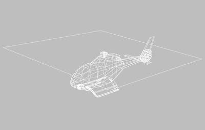Colibri V1 Helicopter Low-poly 3D model_8