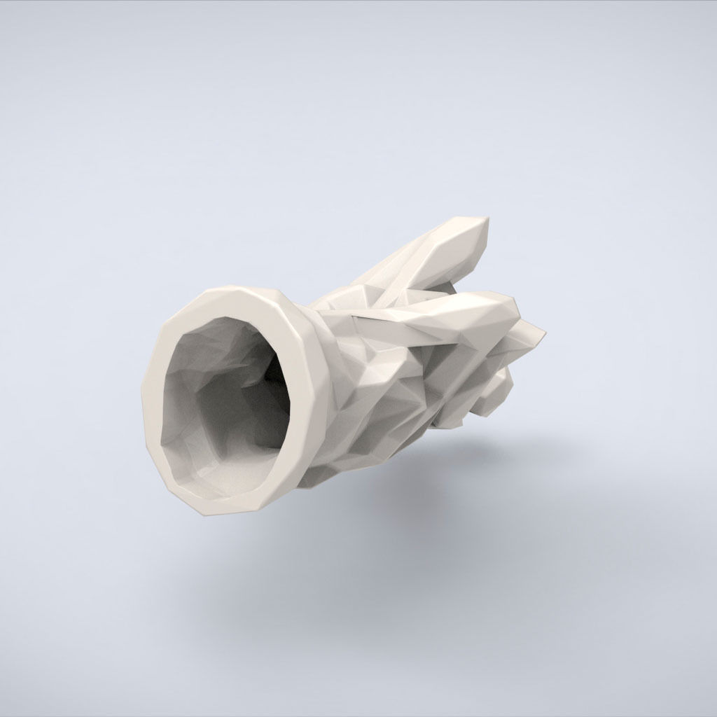 Printable Memory Statue Lowpoly Style 3D print model_6