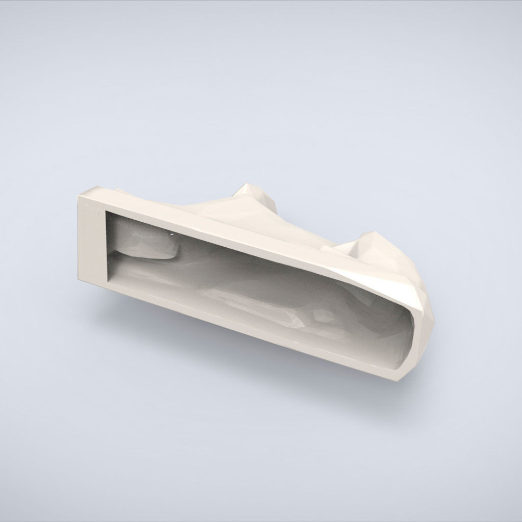 Printable Sphynx of Hatshepsut Lowpoly Style 3D print model_5