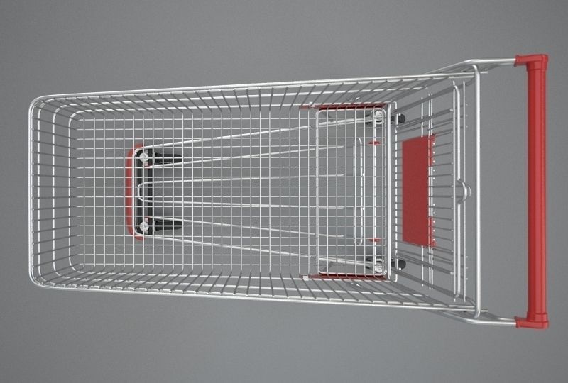 Shopping Cart 3D model_3