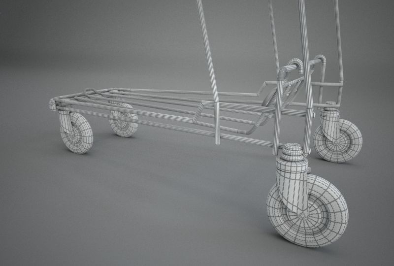 Shopping Cart 3D model_5