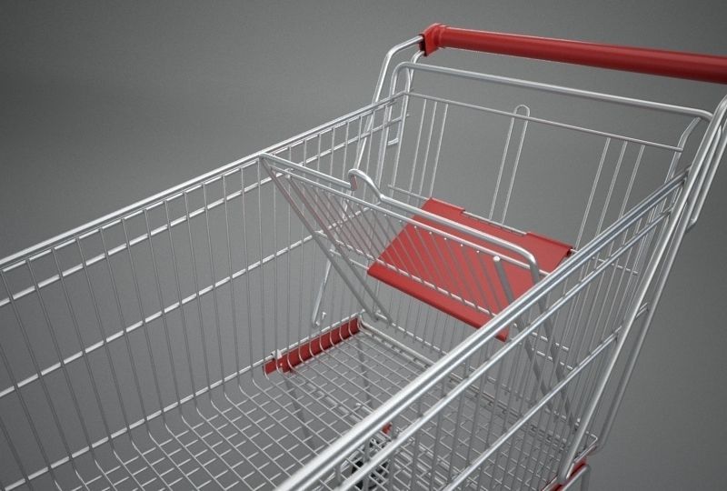 Shopping Cart 3D model_2