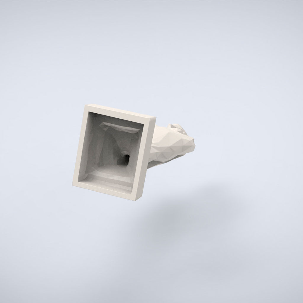 Printable Shabti Lowpoly Style 3D print model_5