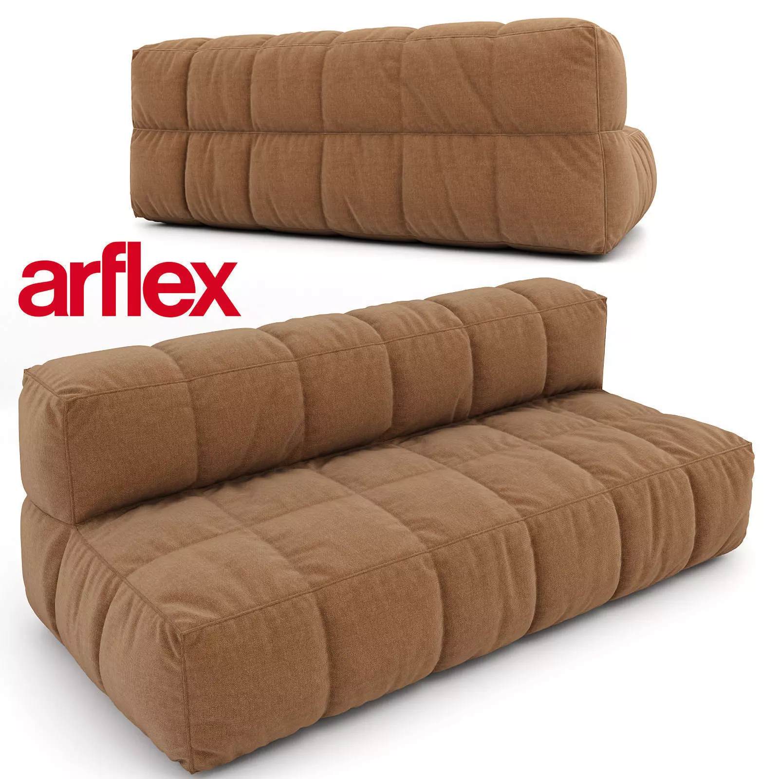 Arflex sofa 3D model_0