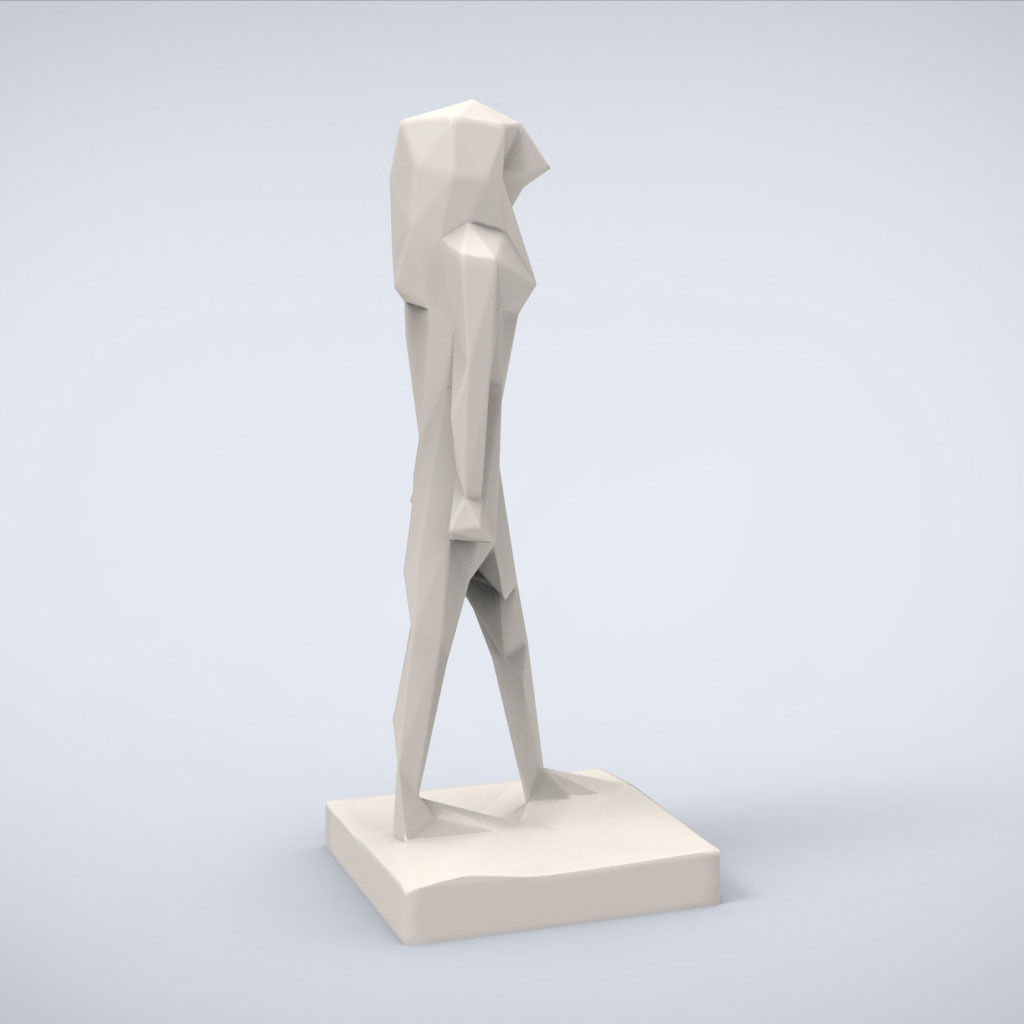 Printable Horus Lowpoly Style 3D print model_4