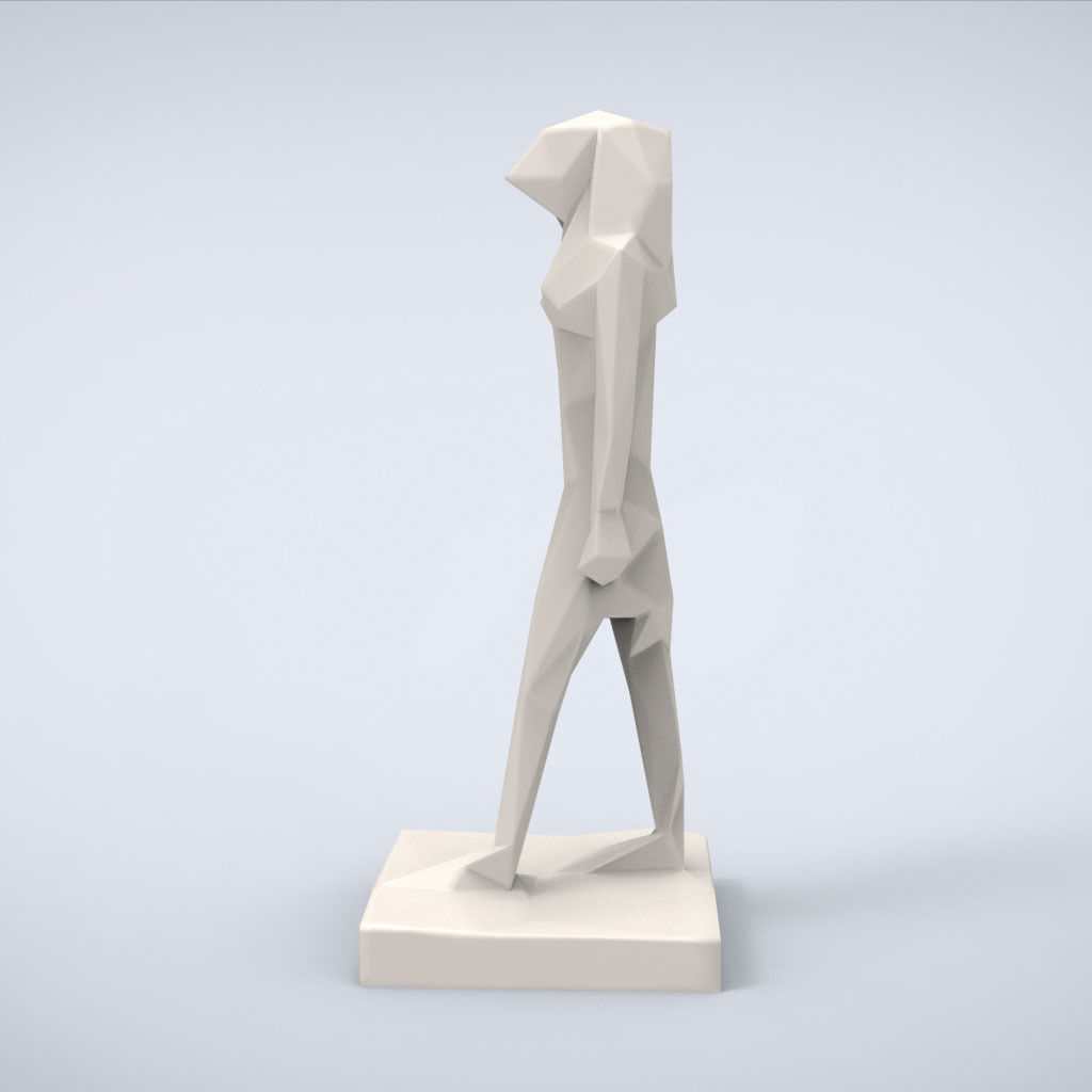 Printable Horus Lowpoly Style 3D print model_2