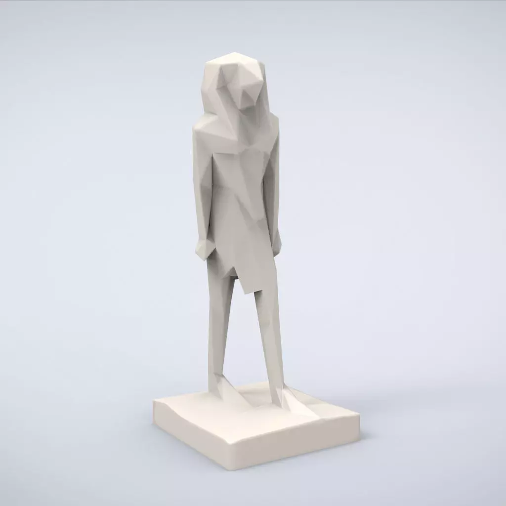 Printable Horus Lowpoly Style 3D print model_0
