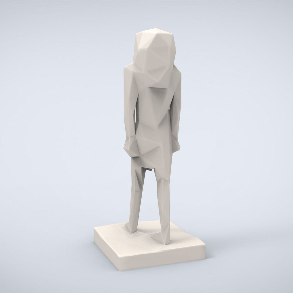 Printable Horus Lowpoly Style 3D print model_3