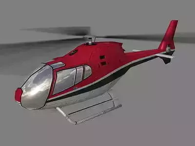 Colibri V4 Helicopter Low-poly 3D model