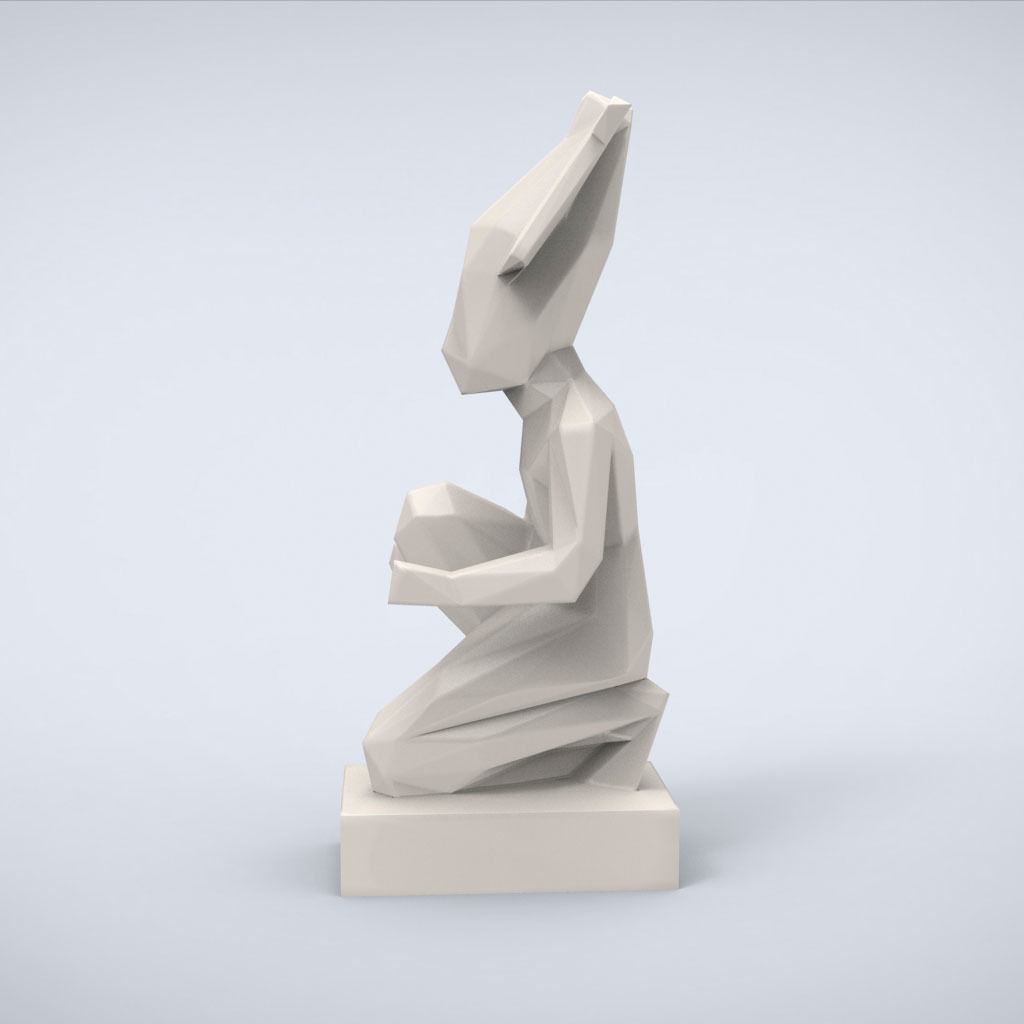Printable Osiris Lowpoly Style 3D print model_1