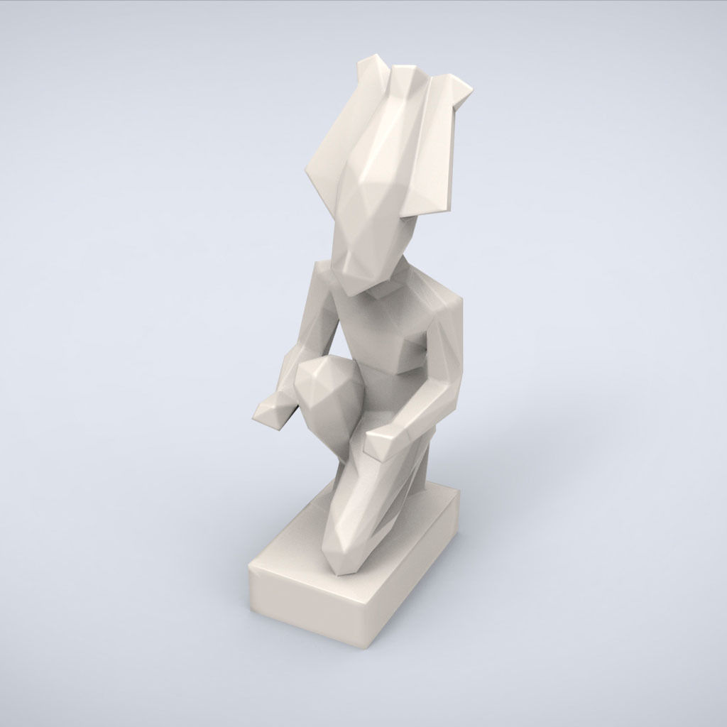Printable Osiris Lowpoly Style 3D print model_5