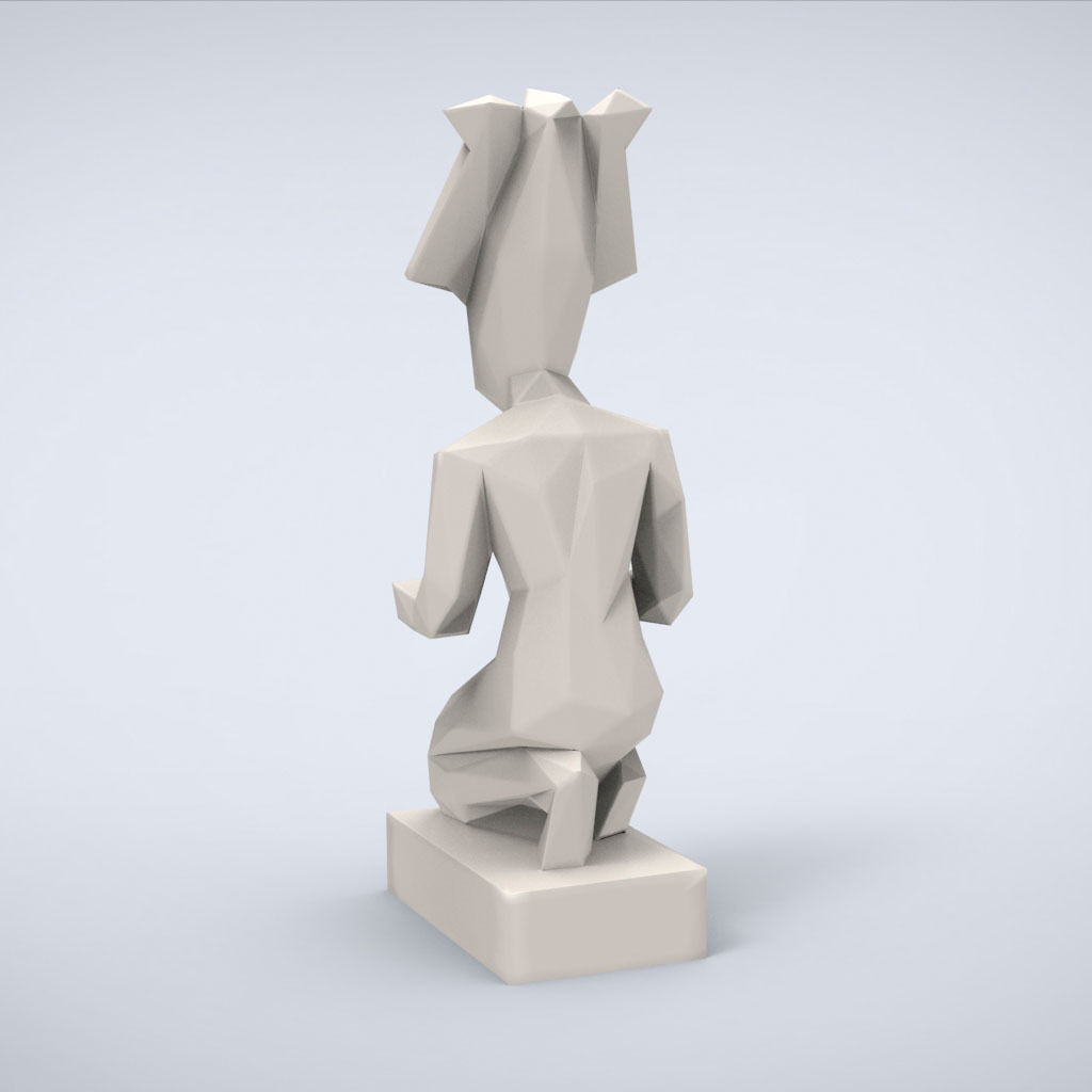 Printable Osiris Lowpoly Style 3D print model_2
