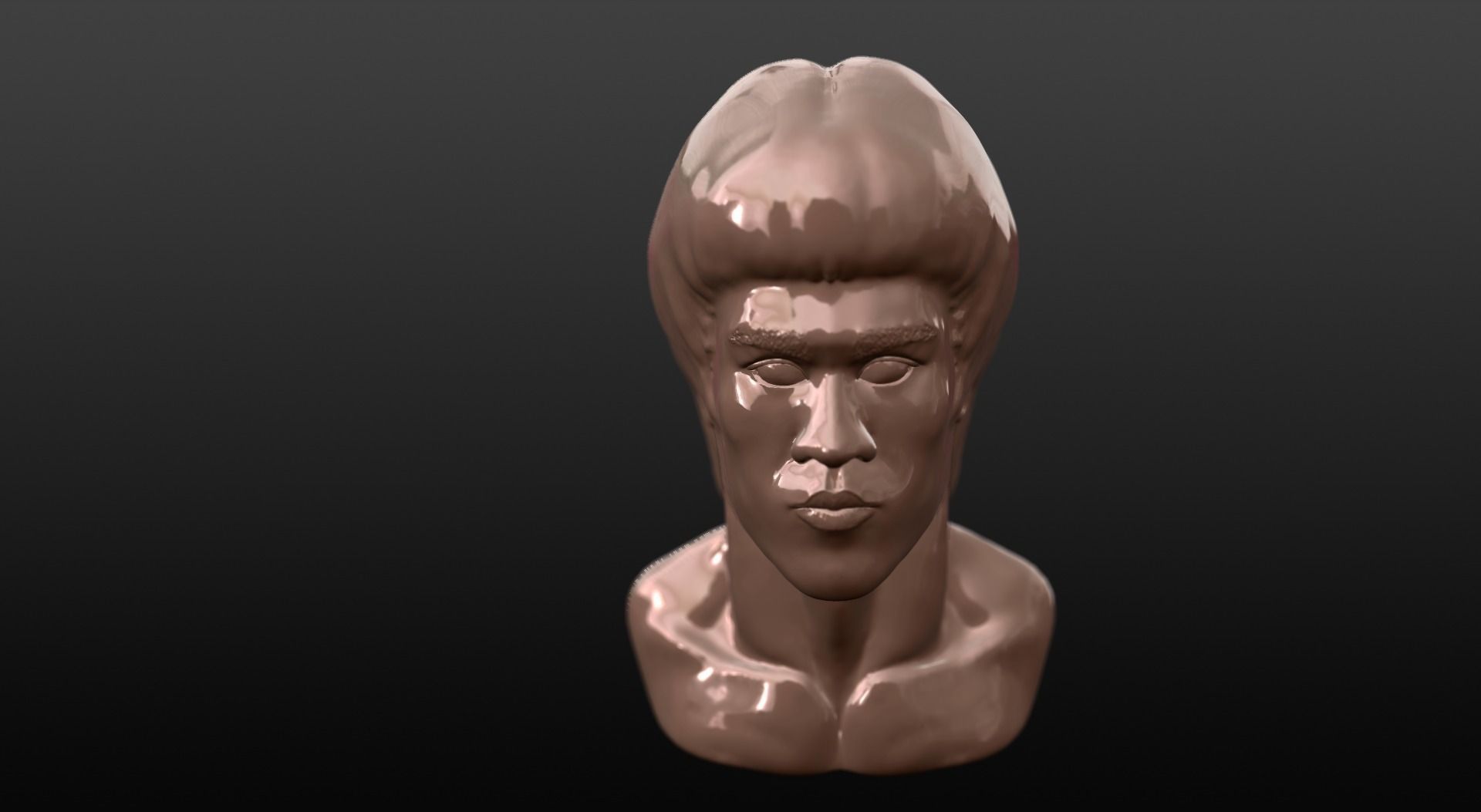 BRUCE LEE BUST 3D print model_0