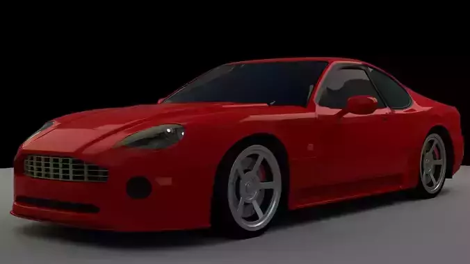 Aston Martin DB7 Free 3D model