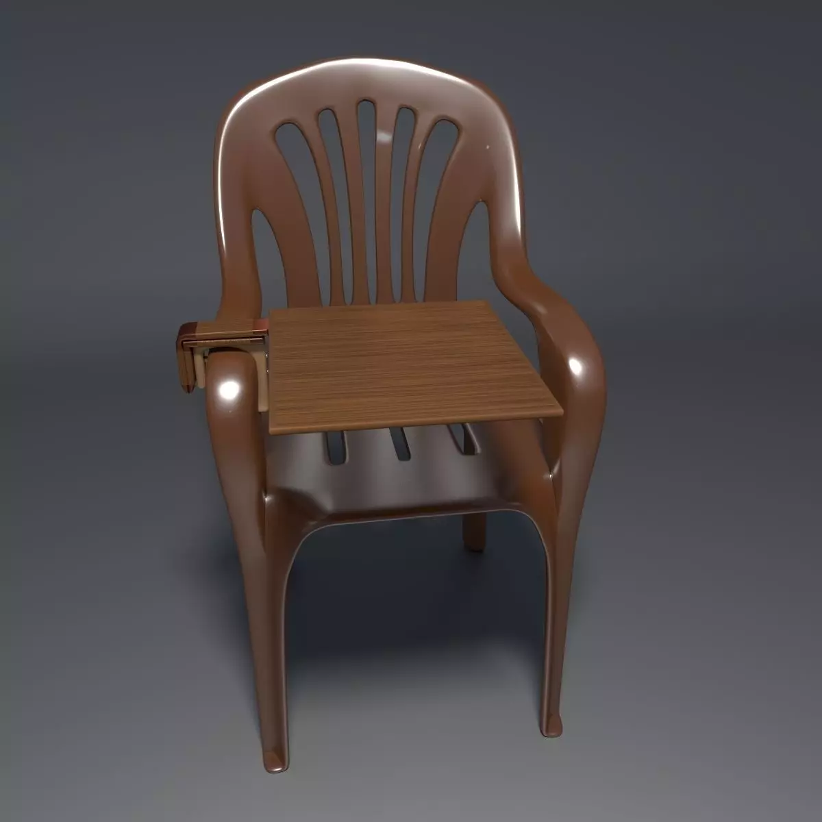 Plastic Chair - 2 3D model