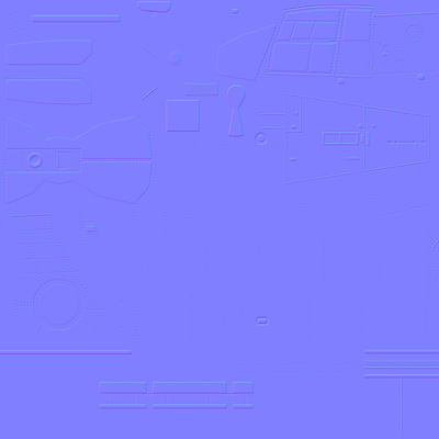 Gazelle V5 Helicopter Low-poly 3D model_6