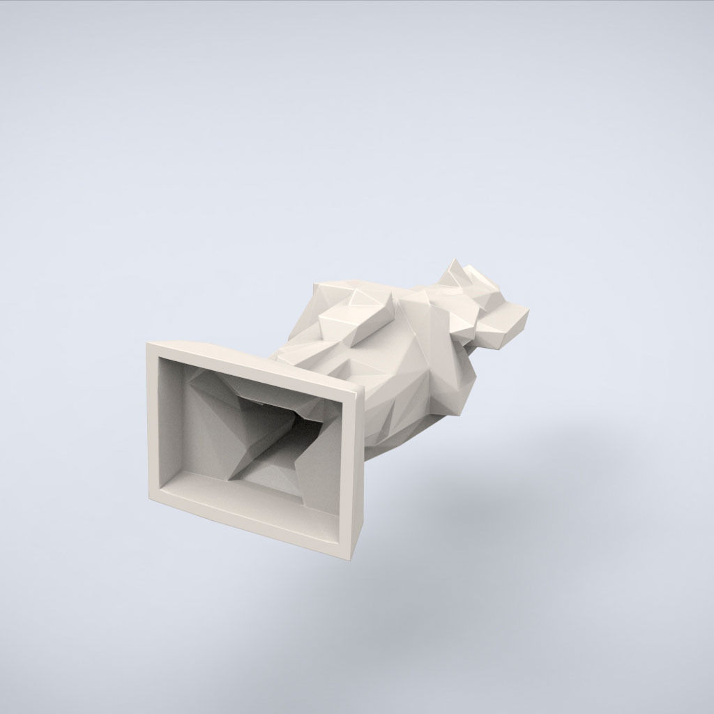 Printable Ruler Kninch Chapat Lowpoly Style 3D print model_6