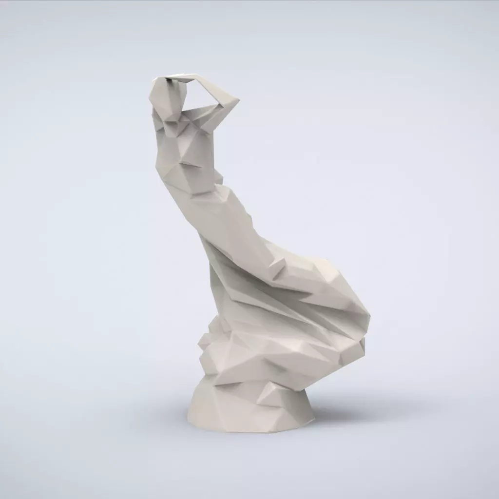 Printable The lost Lowpoly Style 3D print model_0