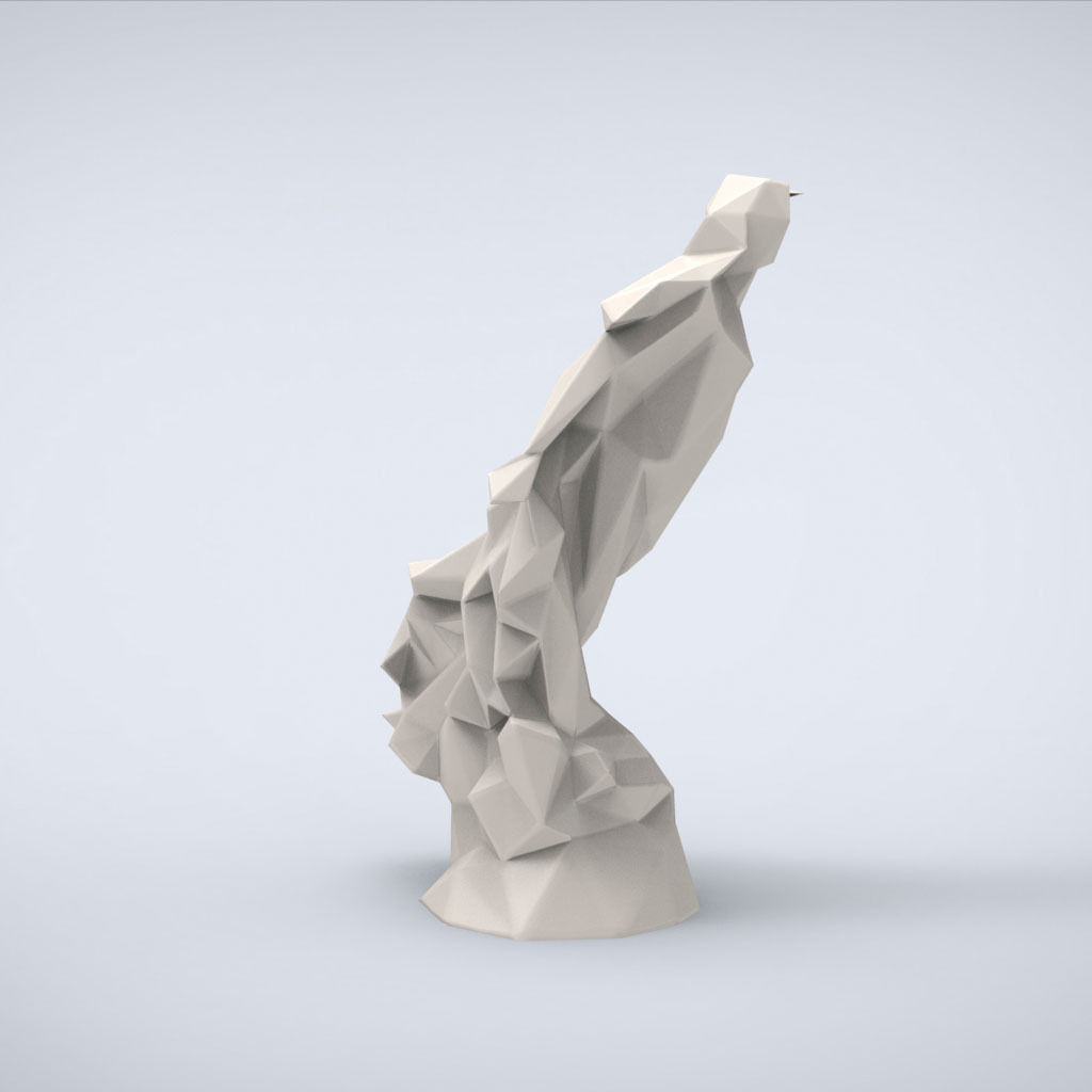 Printable The lost Lowpoly Style 3D print model_3