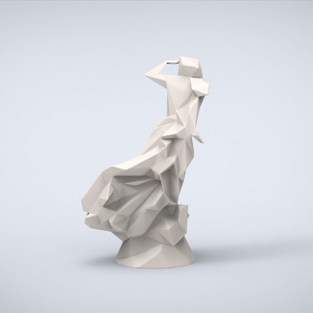 Printable The lost Lowpoly Style 3D print model_2