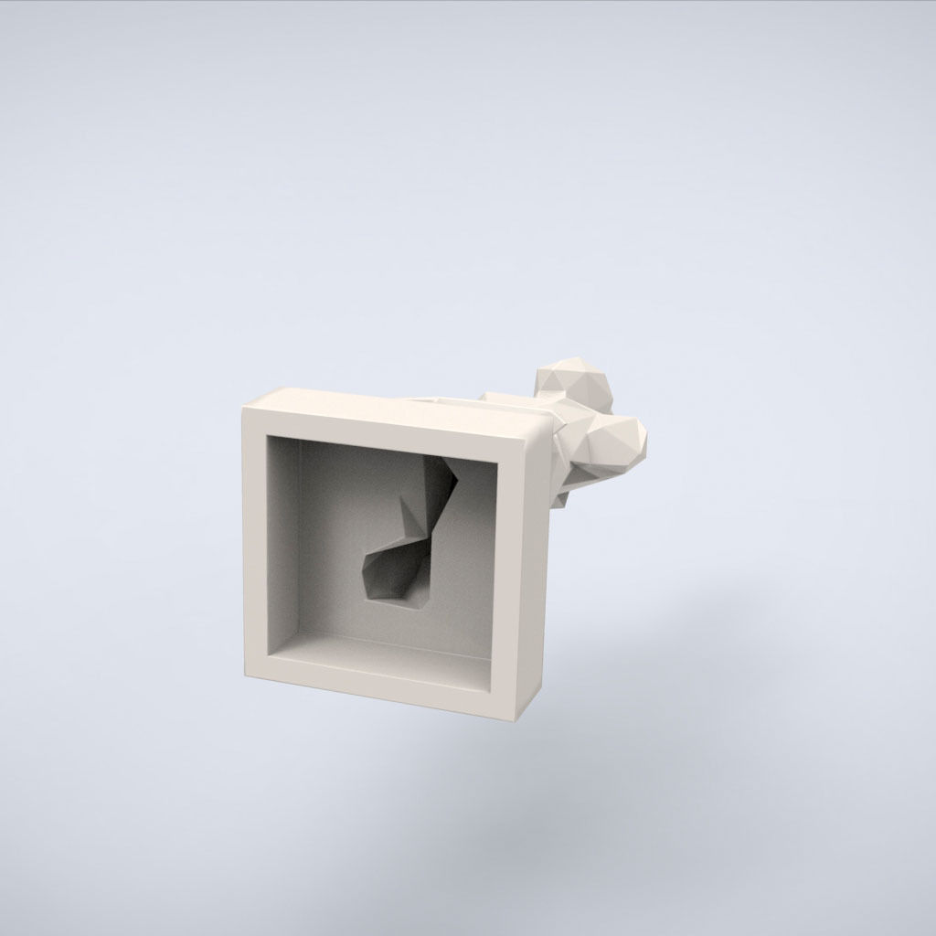 Printable King Lowpoly Style 3D print model_5