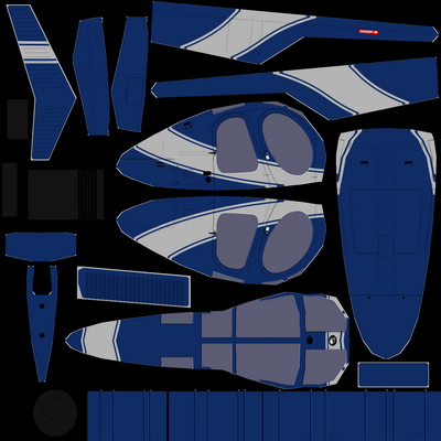 Hughes500 V3 Helicopter Low-poly 3D model_5