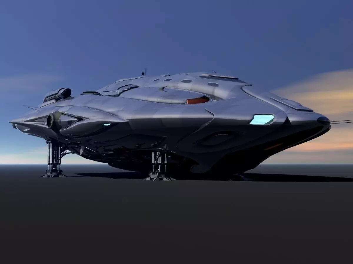 Phaelon Deep Space Transport 3D model