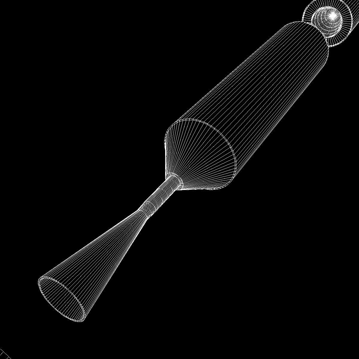 Nano Rocket 3D model_22