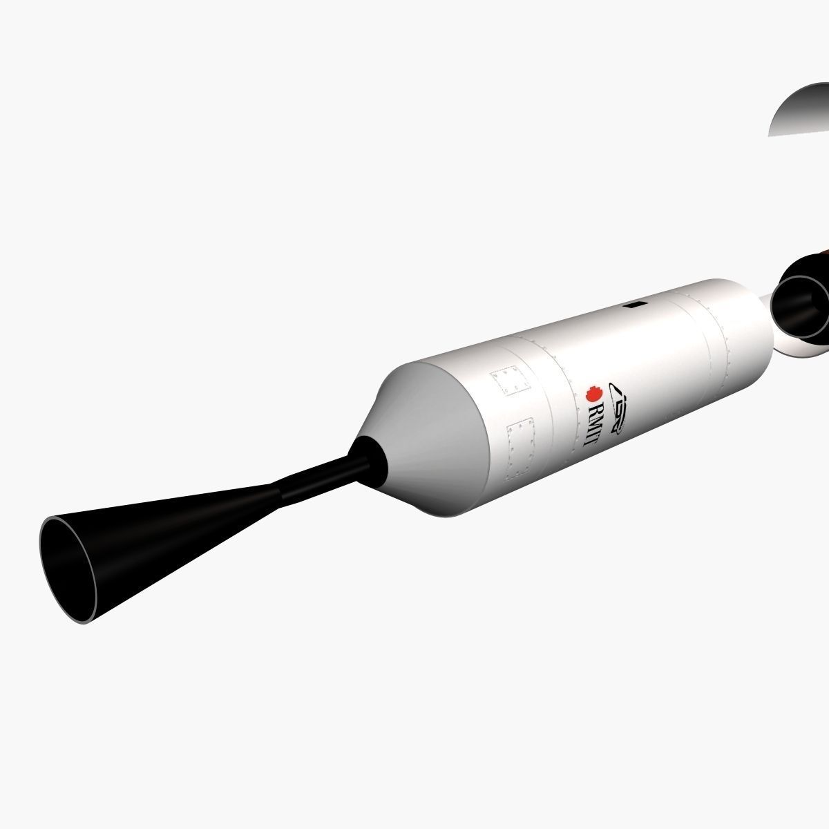 Nano Rocket 3D model_7