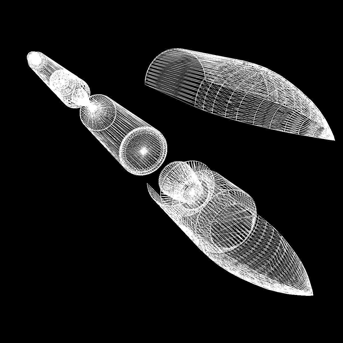 Nano Rocket 3D model_30